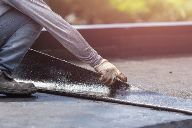 Professional Waterproofing technician working in Rensselaer, IN
